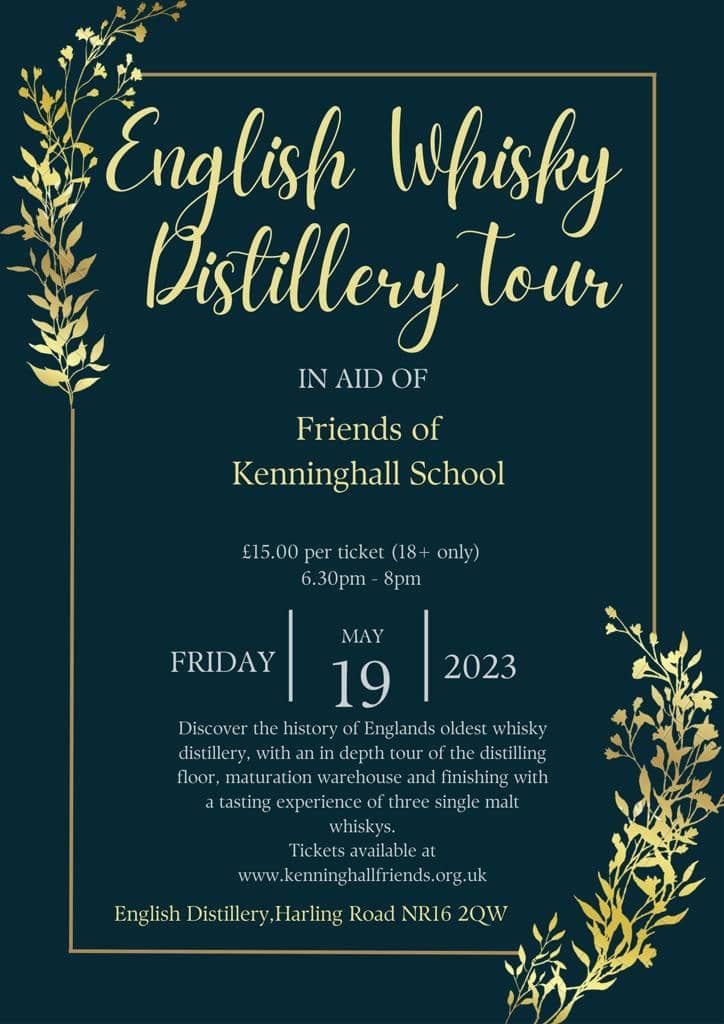 Kenninghall Primary School English Whisky Distillery Tour in aid of Kenninghall Primary School