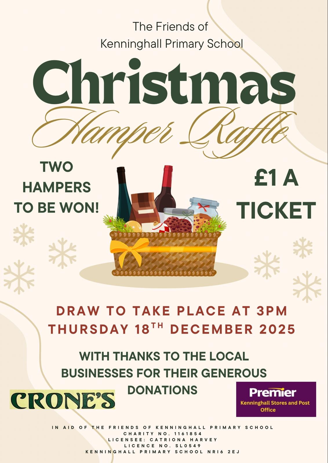 Festive Christmas Hamper Raffle 2025 thumbnail