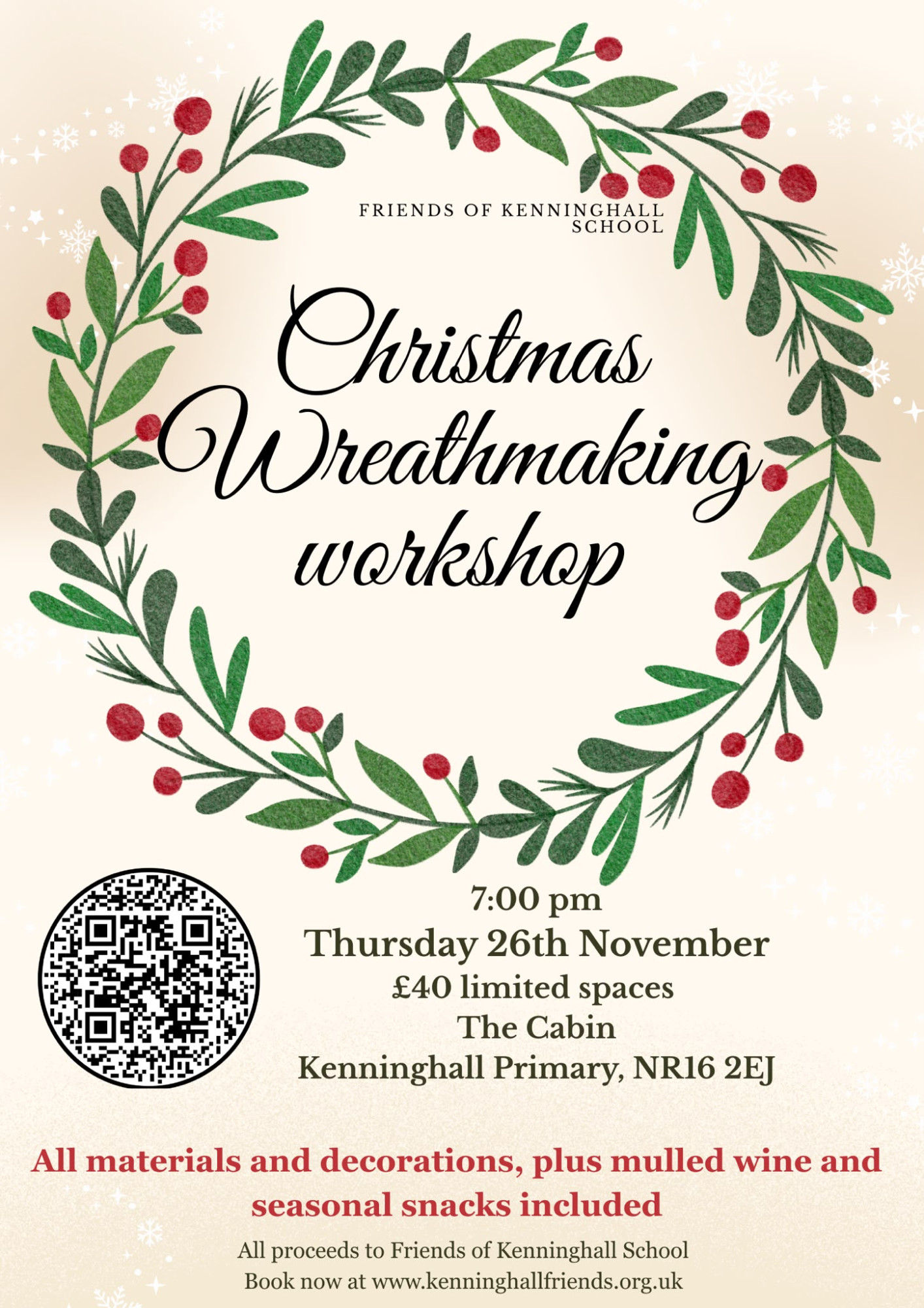 Join us for a Festive Wreath & Centrepiece Making Workshop thumbnail