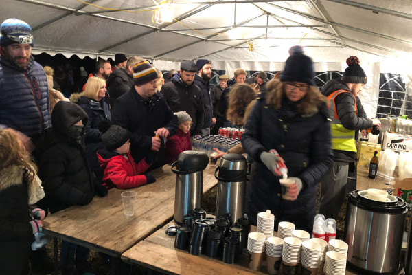 The bar at Kenninghall Fireworks 2021