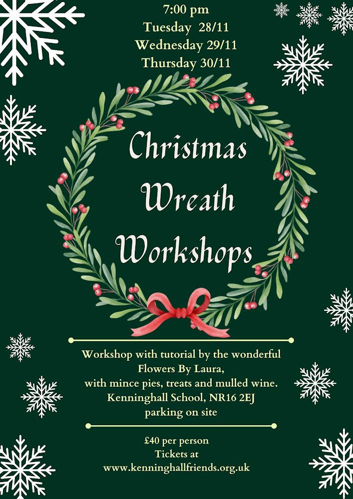 Kenninghall Primary School Wreath Making Workshops 2023